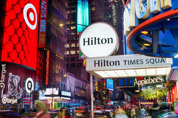 7-night stay at the Hilton New York Times Square