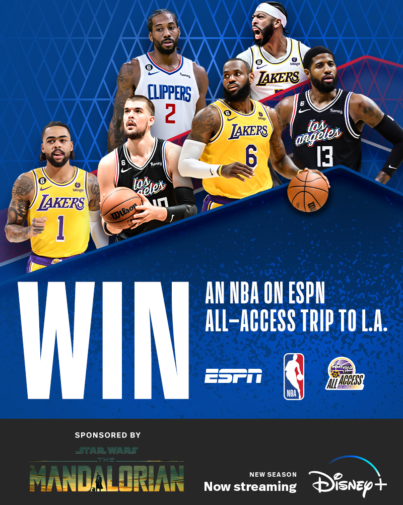 ESPN Win every NBA fans dream with this All-Access trip to L.A